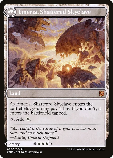 Emeria's Call // Emeria, Shattered Skyclave – Rückseite
