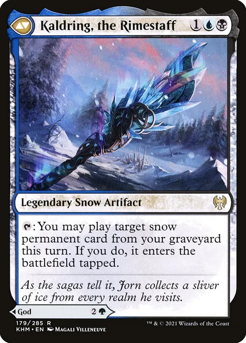 Jorn, God of Winter // Kaldring, the Rimestaff – Rückseite