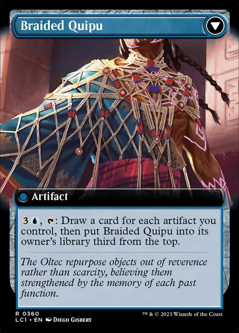 Braided Net // Braided Quipu – Rückseite