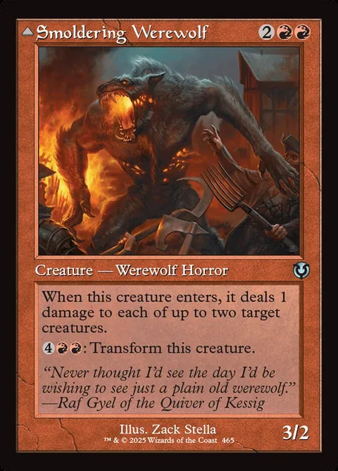 Smoldering Werewolf / Erupting Dreadwolf – Voorkant
