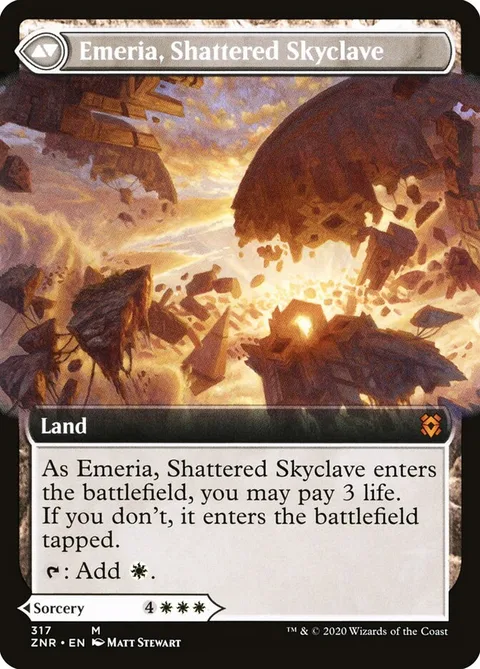 Emeria's Call // Emeria, Shattered Skyclave – Rückseite