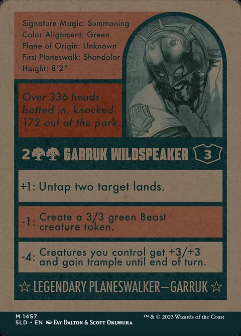 Garruk Wildspeaker – Achterkant