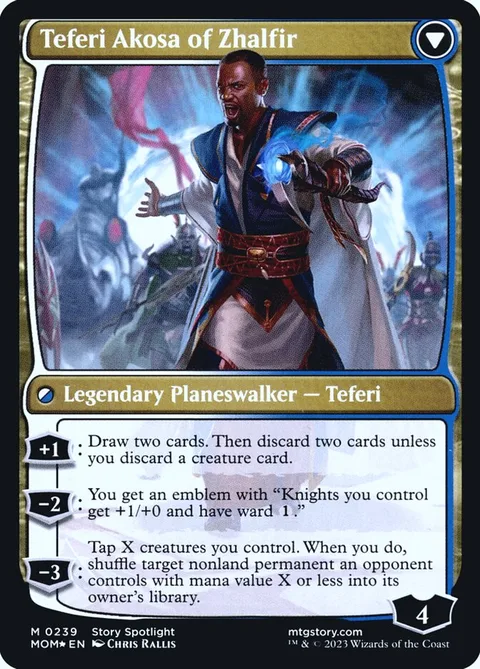 Invasion of New Phyrexia // Teferi Akosa of Zhalfir – Rückseite