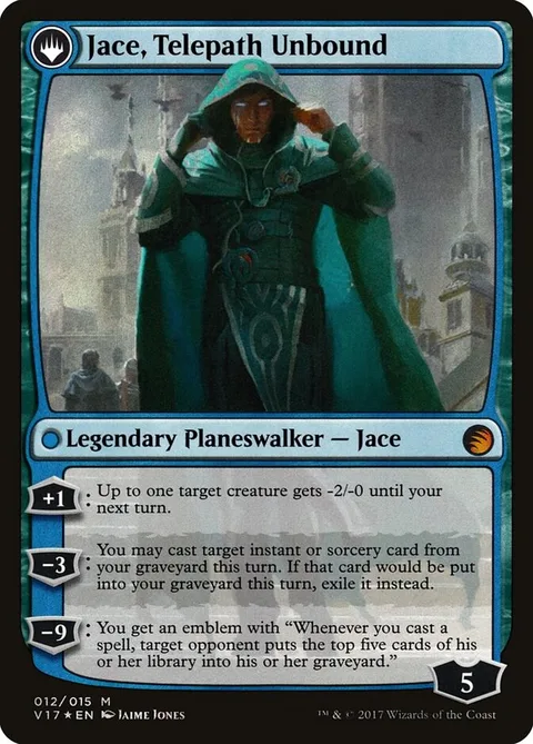 Jace, Vryn's Prodigy // Jace, Telepath Unbound – Rückseite