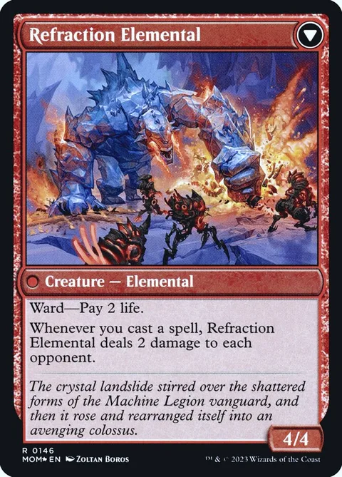 Invasion of Karsus // Refraction Elemental – Rückseite