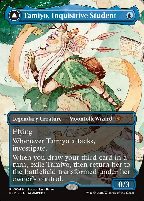 Tamiyo, Inquisitive Student // Tamiyo, Seasoned Scholar