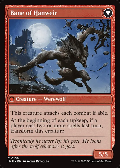 Hanweir Watchkeep / Bane of Hanweir – Rückseite