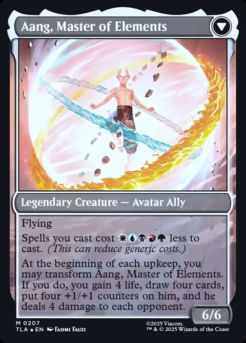 Avatar Aang // Aang, Master of Elements – Rückseite
