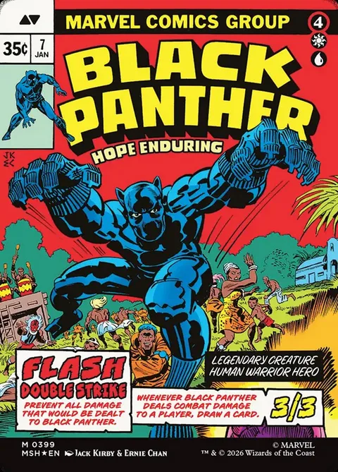 King T'Challa // Black Panther, Hope Enduring – Rückseite