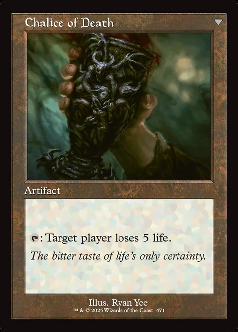 Chalice of Life / Chalice of Death – Rückseite