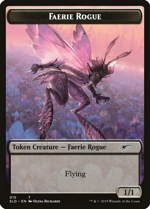Faerie Rogue Token (Black 1/1)