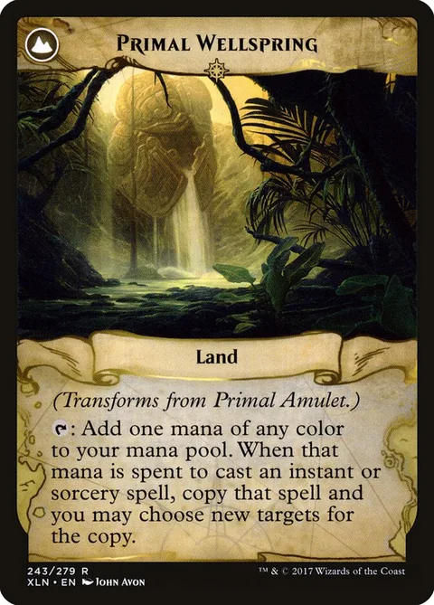 Primal Amulet / Primal Wellspring – 裏面