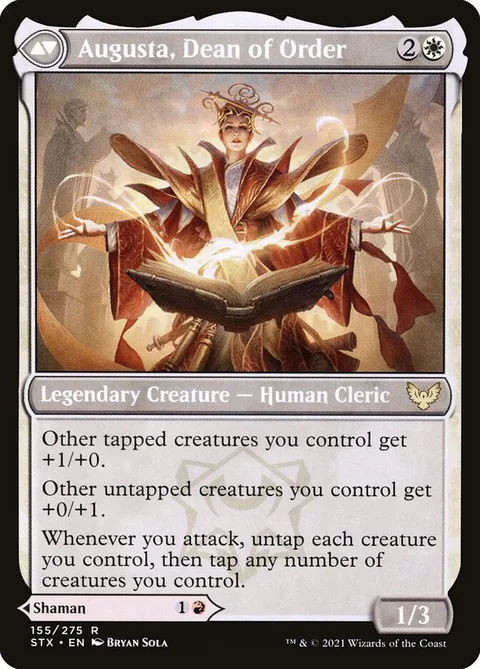 Plargg, Dean of Chaos // Augusta, Dean of Order – Rückseite