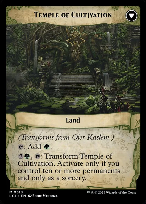 Ojer Kaslem, Deepest Growth // Temple of Cultivation – Rückseite