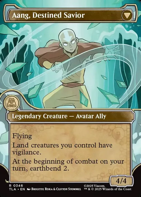 Aang, at the Crossroads // Aang, Destined Savior – Rückseite