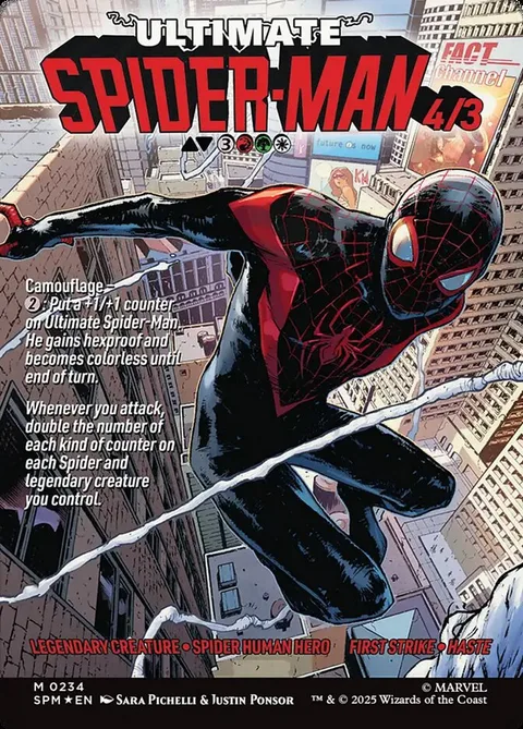 Miles Morales // Ultimate Spider-Man – Rückseite