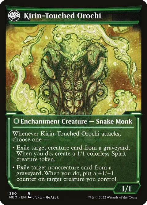 Teachings of the Kirin // Kirin-Touched Orochi – Rückseite