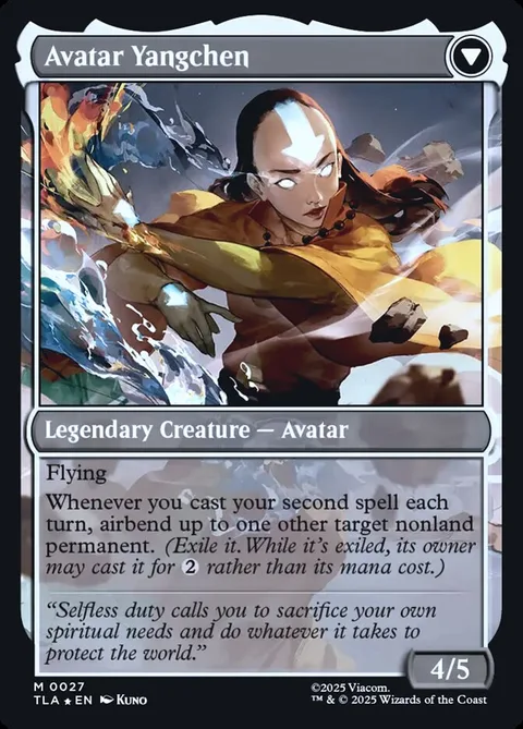 The Legend of Yangchen // Avatar Yangchen – Rückseite
