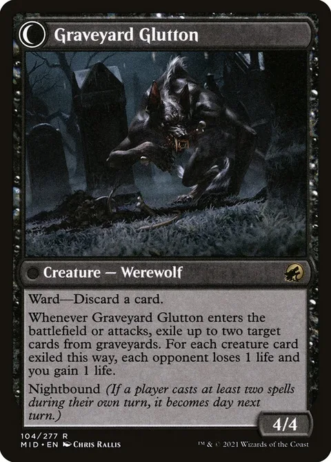 Graveyard Trespasser // Graveyard Glutton – Rückseite