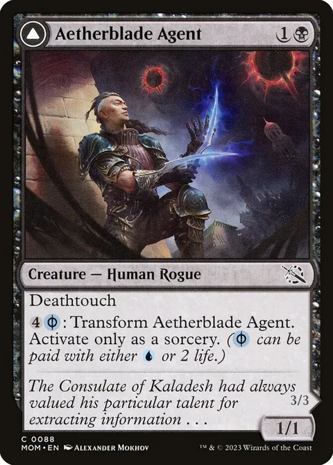Aetherblade Agent // Gitaxian Mindstinger – Voorkant
