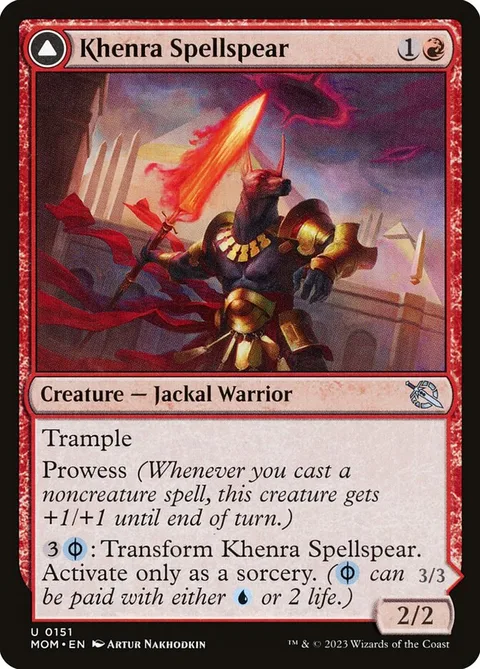 Khenra Spellspear // Gitaxian Spellstalker – Front