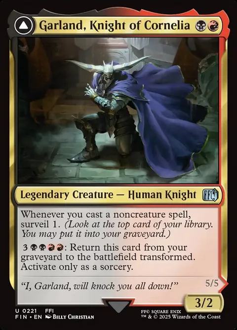 Garland, Knight of Cornelia // Chaos, the Endless