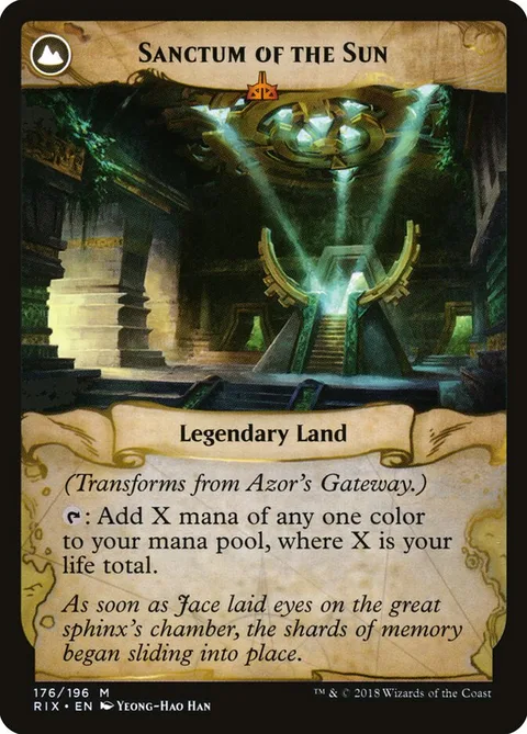 Azor's Gateway // Sanctum of the Sun – Rückseite