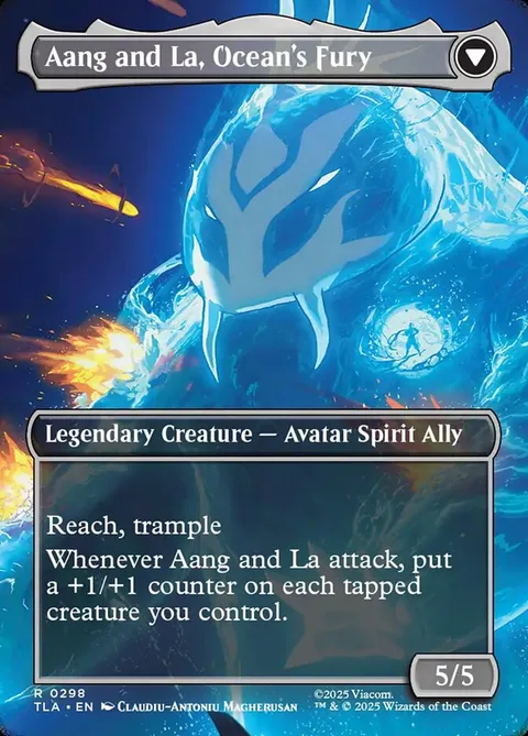 Aang, Swift Savior // Aang and La, Ocean's Fury – Rückseite