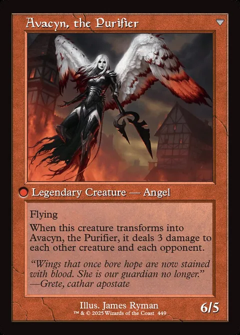 Archangel Avacyn / Avacyn, the Purifier – Rückseite