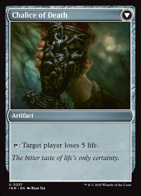 Chalice of Life / Chalice of Death – Rückseite