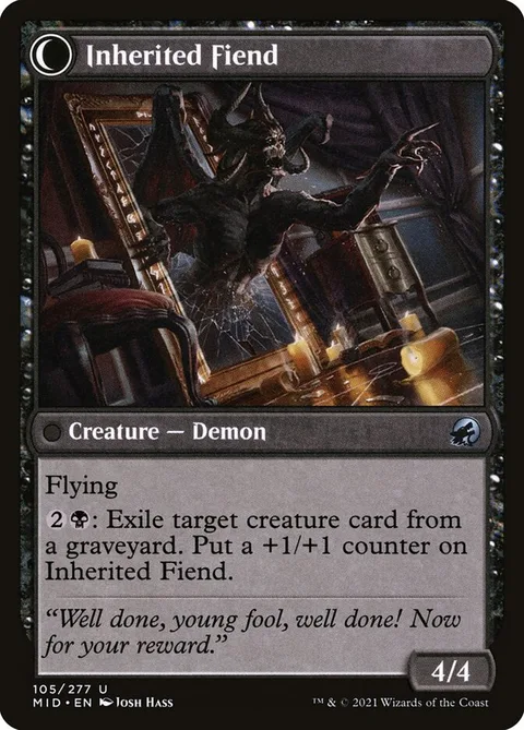 Heirloom Mirror // Inherited Fiend – Rückseite
