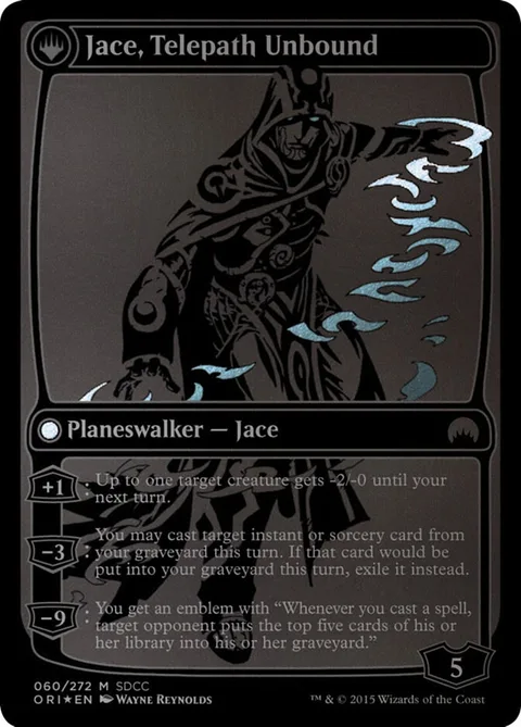 Jace, Vryn's Prodigy // Jace, Telepath Unbound – Rückseite
