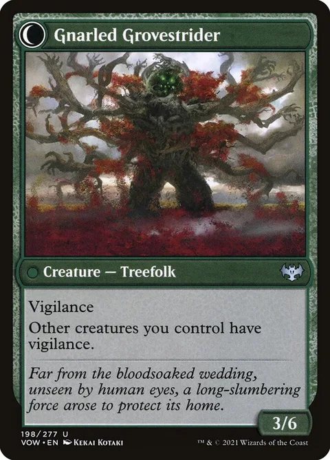 Dormant Grove // Gnarled Grovestrider – Rückseite