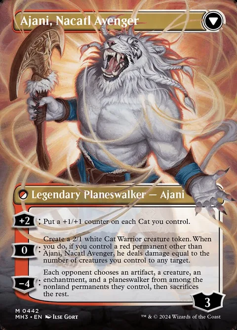 Ajani, Nacatl Pariah // Ajani, Nacatl Avenger – Rückseite
