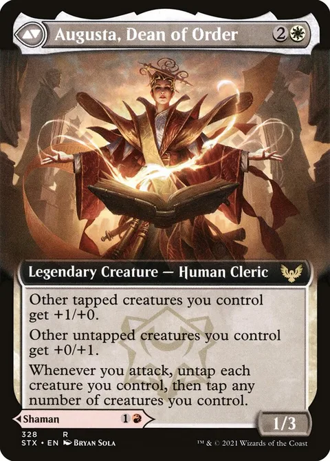 Plargg, Dean of Chaos // Augusta, Dean of Order – Rückseite