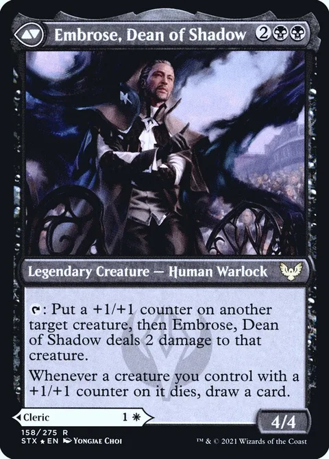 Shaile, Dean of Radiance // Embrose, Dean of Shadow – Rückseite