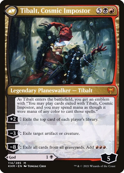 Valki, God of Lies // Tibalt, Cosmic Impostor – Rückseite