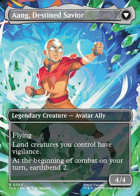 Aang, at the Crossroads // Aang, Destined Savior – Rückseite