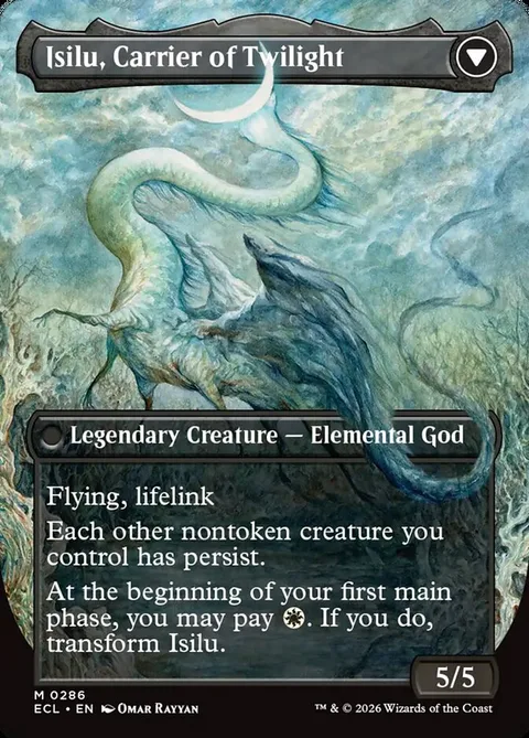 Eirdu, Carrier of Dawn // Isilu, Carrier of Twilight – Rückseite