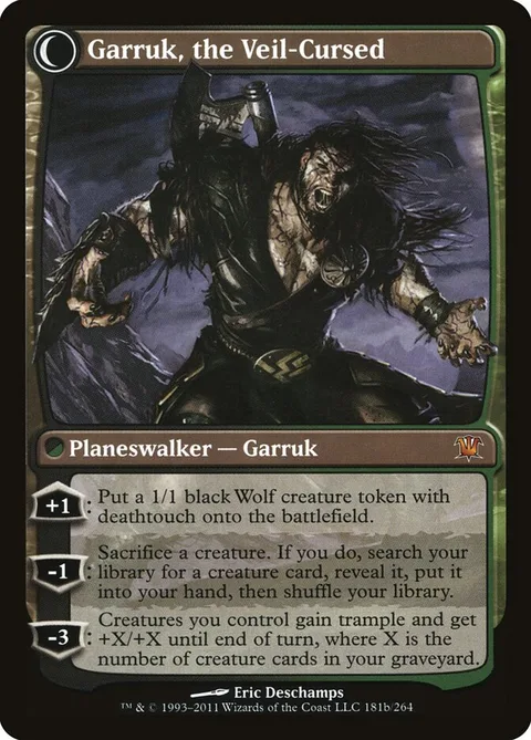 Garruk Relentless / Garruk, the Veil-Cursed – Rückseite