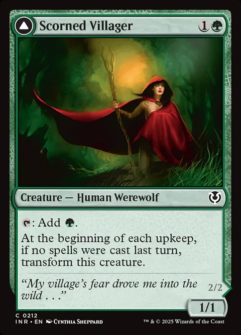 Scorned Villager / Moonscarred Werewolf