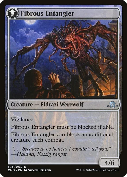 Tangleclaw Werewolf / Fibrous Entangler – Rückseite