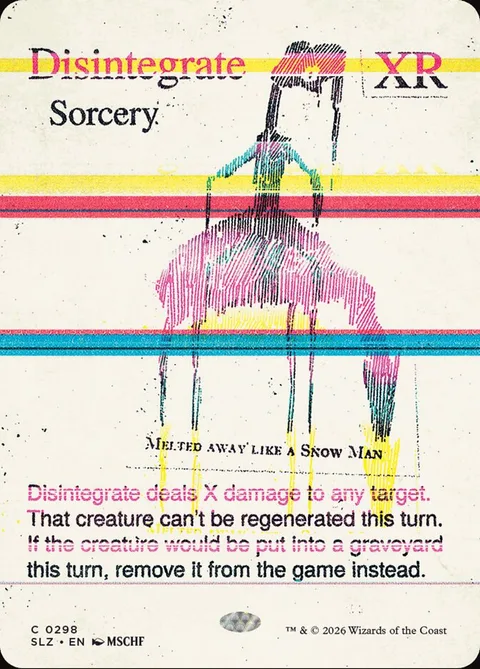Disintegrate