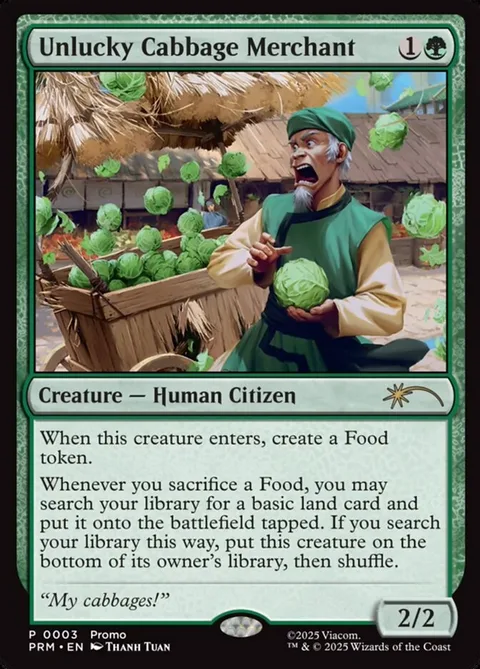 Unlucky Cabbage Merchant