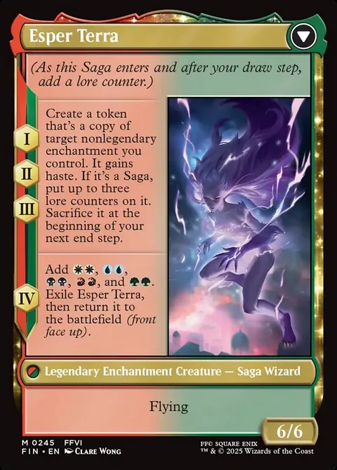 Terra, Magical Adept // Esper Terra – Rückseite