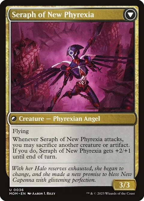 Seraph of New Capenna // Seraph of New Phyrexia – Rückseite