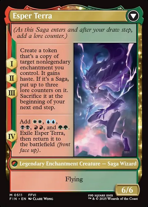 Terra, Magical Adept // Esper Terra – 裏面