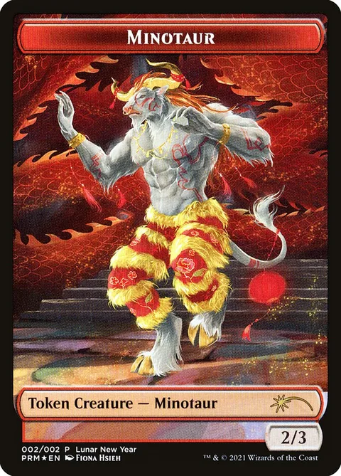 Minotaur Token (Red 2/3)