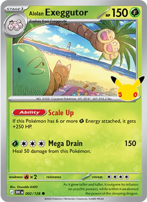 Alolan Exeggutor [Scale Up | Mega Drain]