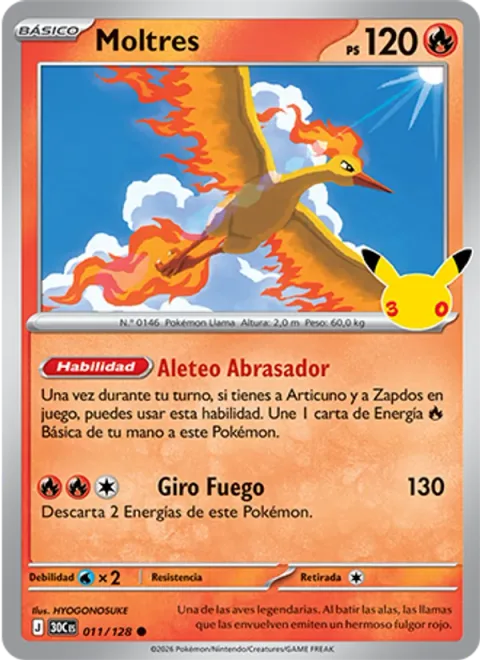 Moltres [Fiery Flapping | Fire Spin]